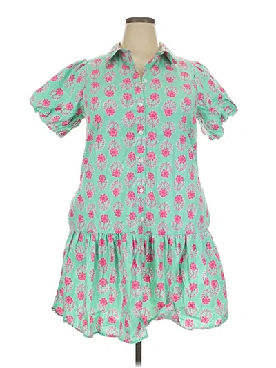 Pre-owned J.crew Factory Store Casual Dress In Green