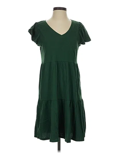J.crew Factory Store Casual Dress In Green