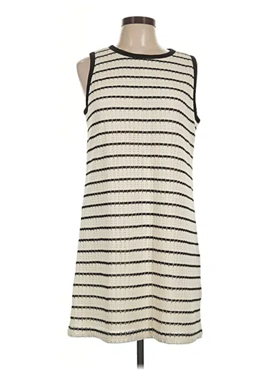 J.crew Factory Store Casual Dress In Ivory