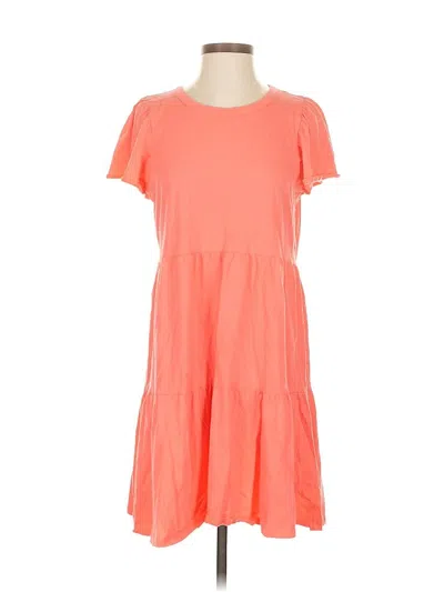 Pre-owned J.crew Factory Store Casual Dress In Orange