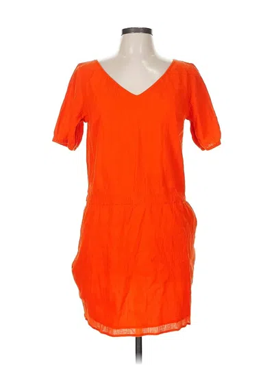 Pre-owned J.crew Factory Store Casual Dress In Orange