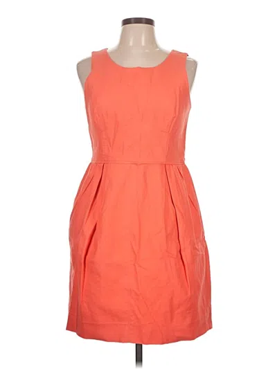Pre-owned J.crew Factory Store Casual Dress In Orange