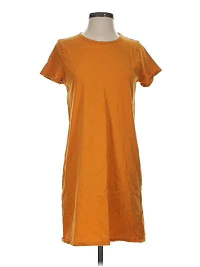 Pre-owned J.crew Factory Store Casual Dress In Orange