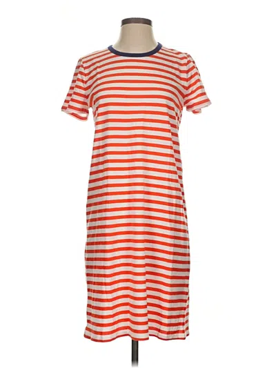 Pre-owned J.crew Factory Store Casual Dress In Orange