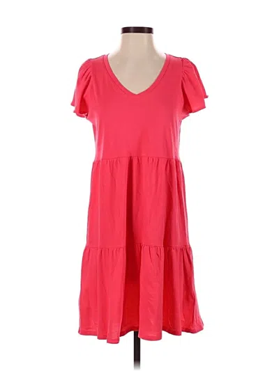 J.crew Factory Store Casual Dress In Pink