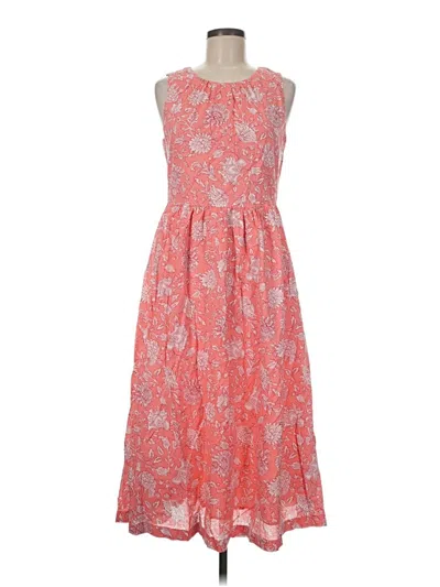 J.crew Factory Store Casual Dress In Pink