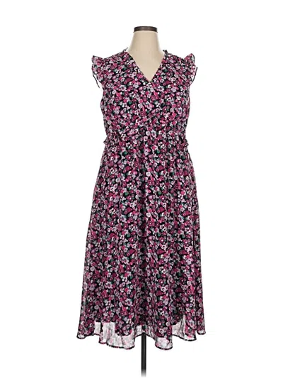J.crew Factory Store Casual Dress In Purple