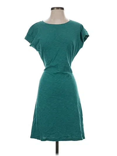Pre-owned J.crew Factory Store Casual Dress In Teal