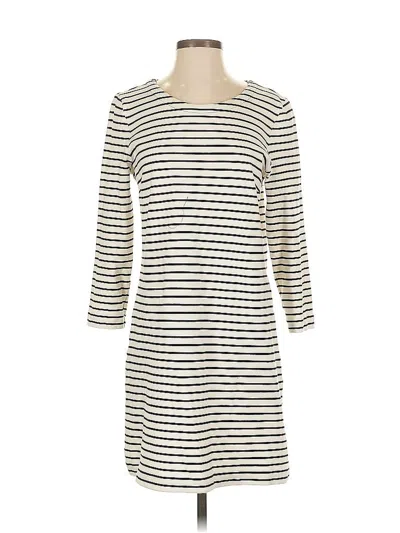 Pre-owned J.crew Factory Store Casual Dress In White