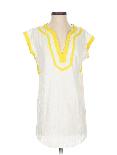 Pre-owned J.crew Factory Store Casual Dress In White