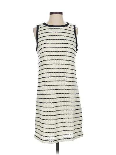 Pre-owned J.crew Factory Store Casual Dress In White