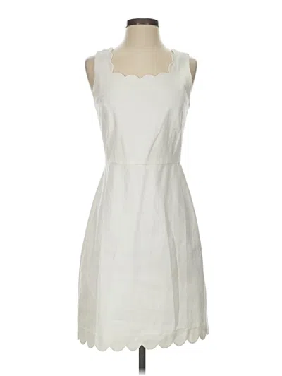 J.crew Factory Store Casual Dress In White