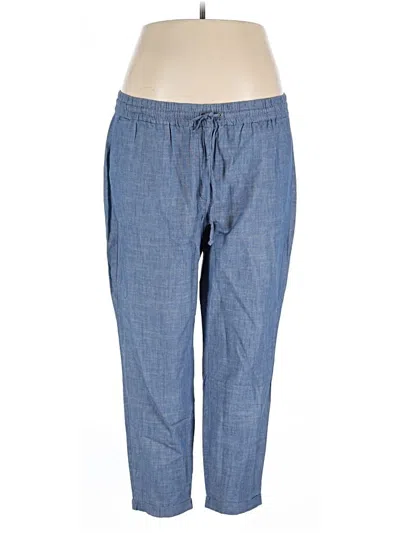 J.crew Factory Store Casual Pants In Blue