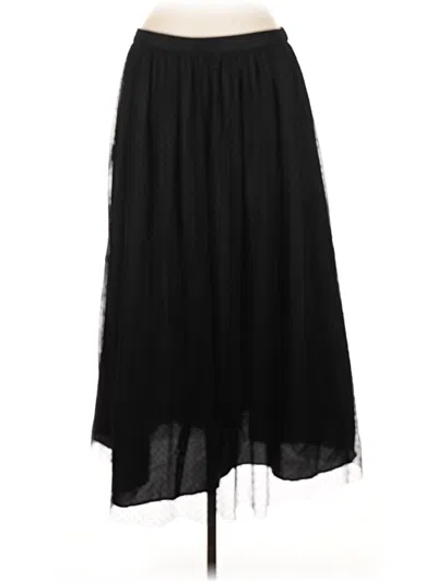 J.crew Factory Store Casual Skirt In Black