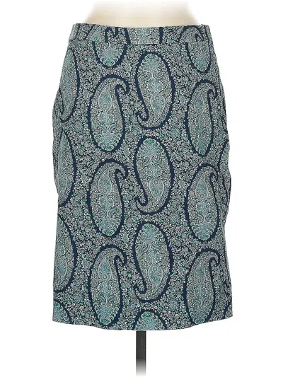 Pre-owned J.crew Factory Store Casual Skirt In Blue