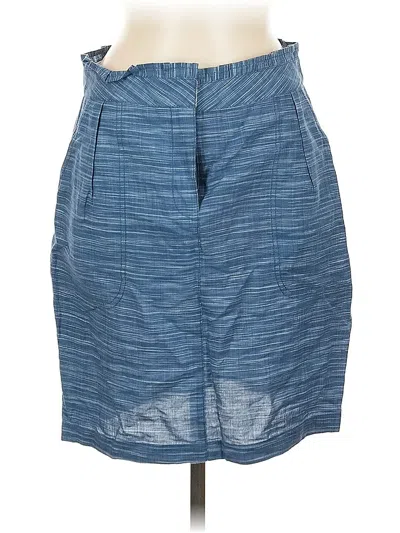 Pre-owned J.crew Factory Store Casual Skirt In Blue