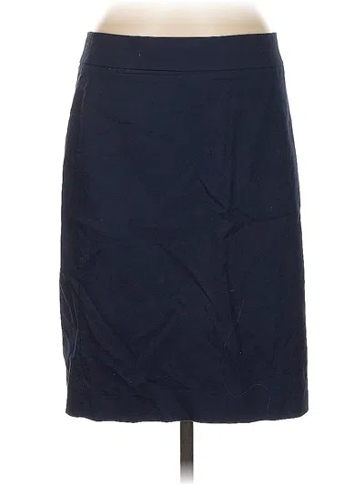 Pre-owned J.crew Factory Store Casual Skirt In Blue