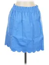 J.crew Factory Store Casual Skirt In Blue