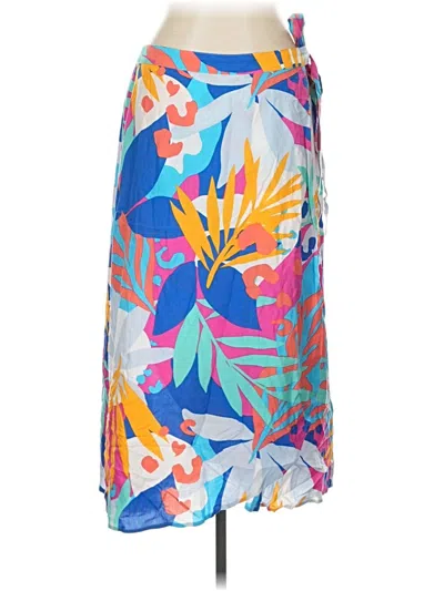 J.crew Factory Store Casual Skirt In Blue