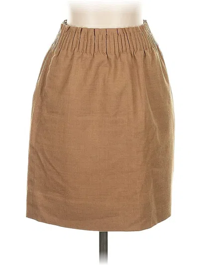 Pre-owned J.crew Factory Store Casual Skirt In Brown