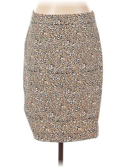 Pre-owned J.crew Factory Store Casual Skirt In Brown