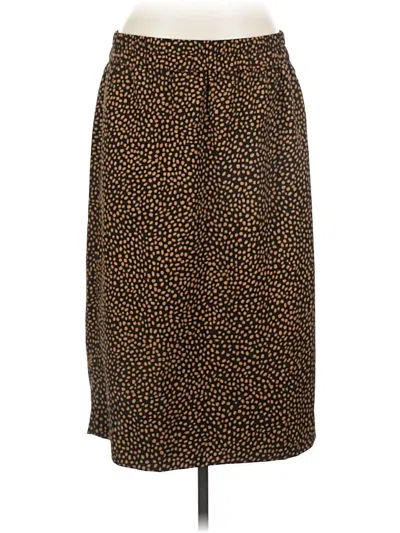 Pre-owned J.crew Factory Store Casual Skirt In Brown