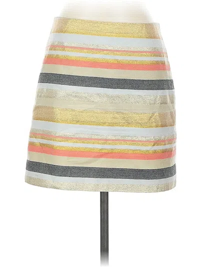 Pre-owned J.crew Factory Store Casual Skirt In Gold