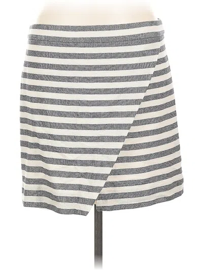 Pre-owned J.crew Factory Store Casual Skirt In Gray