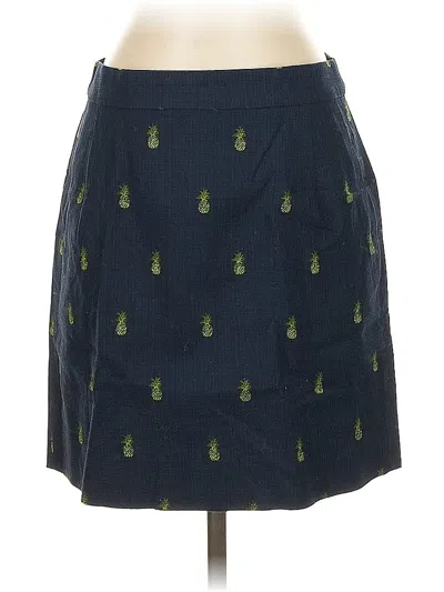 Pre-owned J.crew Factory Store Casual Skirt In Green