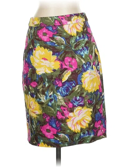 Pre-owned J.crew Factory Store Casual Skirt In Green