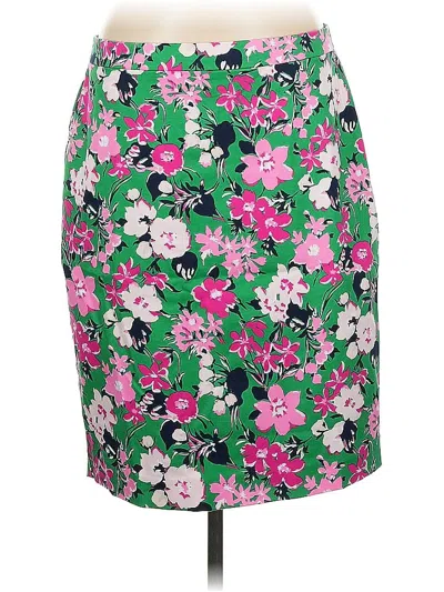 Pre-owned J.crew Factory Store Casual Skirt In Green