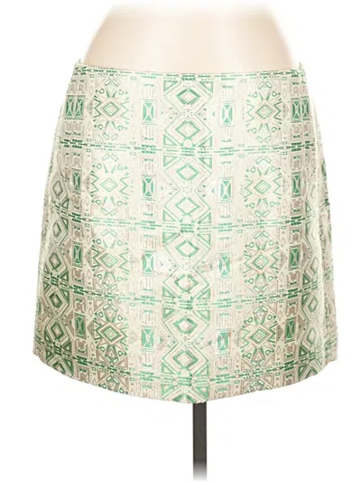 J.crew Factory Store Casual Skirt In Green