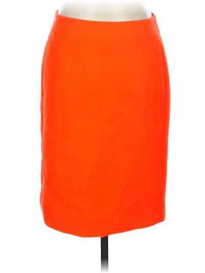 Pre-owned J.crew Factory Store Casual Skirt In Orange