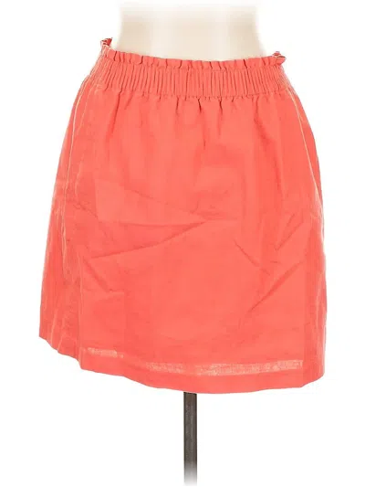 Pre-owned J.crew Factory Store Casual Skirt In Orange