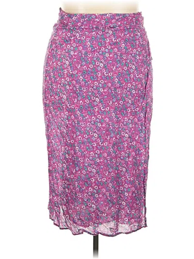 J.crew Factory Store Casual Skirt In Purple