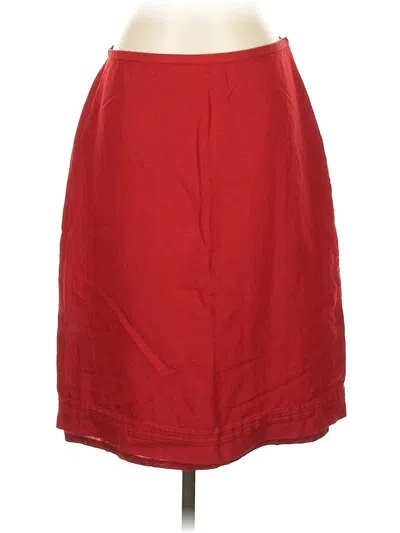 Pre-owned J.crew Factory Store Casual Skirt In Red