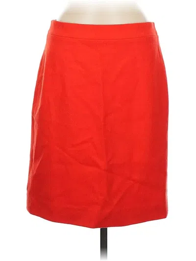 Pre-owned J.crew Factory Store Casual Skirt In Red