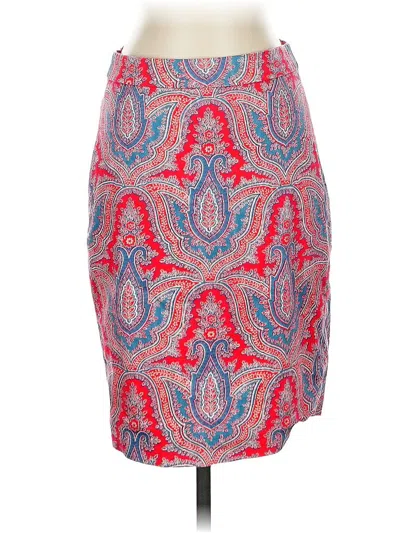 Pre-owned J.crew Factory Store Casual Skirt In Red