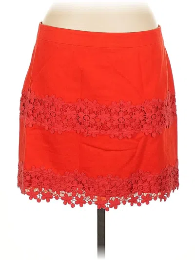 Pre-owned J.crew Factory Store Casual Skirt In Red