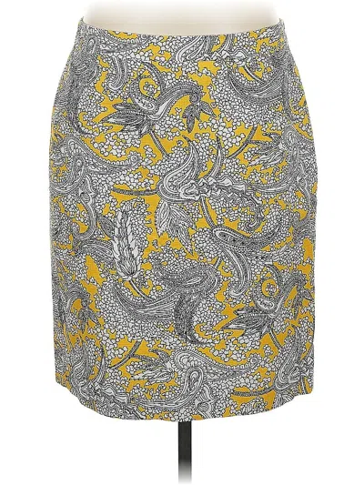 Pre-owned J.crew Factory Store Casual Skirt In Yellow