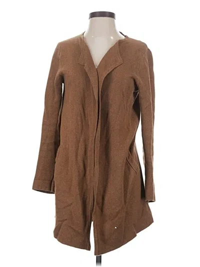 Pre-owned J.crew Factory Store Coat In Brown