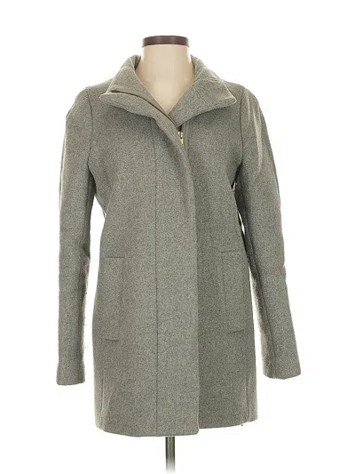 Pre-owned J.crew Factory Store Coat In Gray