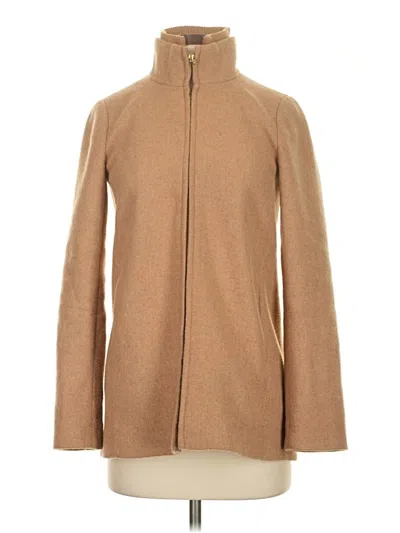 Pre-owned J.crew Factory Store Coat In Tan