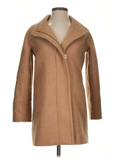 Pre-owned J.crew Factory Store Coat In Tan