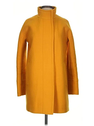 Pre-owned J.crew Factory Store Coat In Yellow
