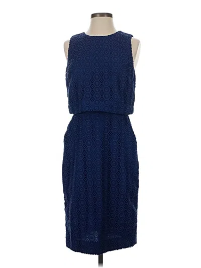 Pre-owned J.crew Factory Store Cocktail Dress In Blue