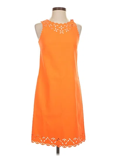 Pre-owned J.crew Factory Store Cocktail Dress In Orange