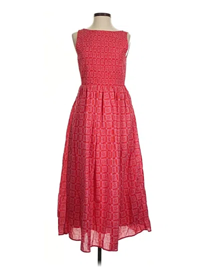 Pre-owned J.crew Factory Store Cocktail Dress In Red