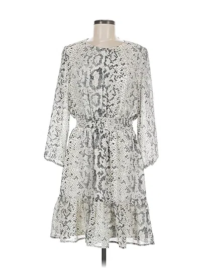 J.crew Factory Store Cocktail Dress In Silver