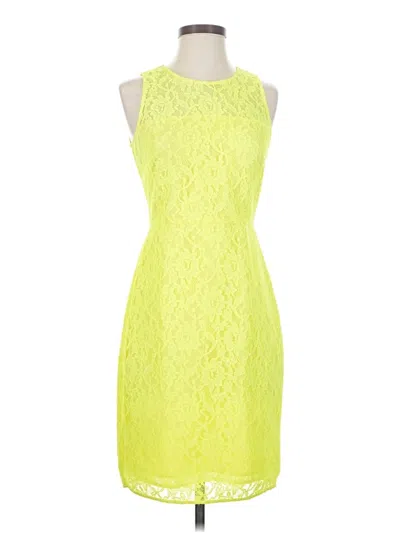 J.crew Factory Store Cocktail Dress In Yellow